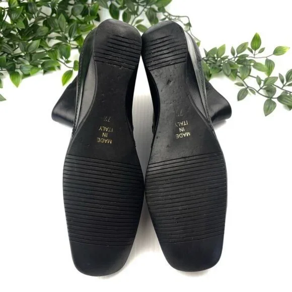 AQUATALIA by Marvin K. Wedge Ankle Bootie Black 7.5